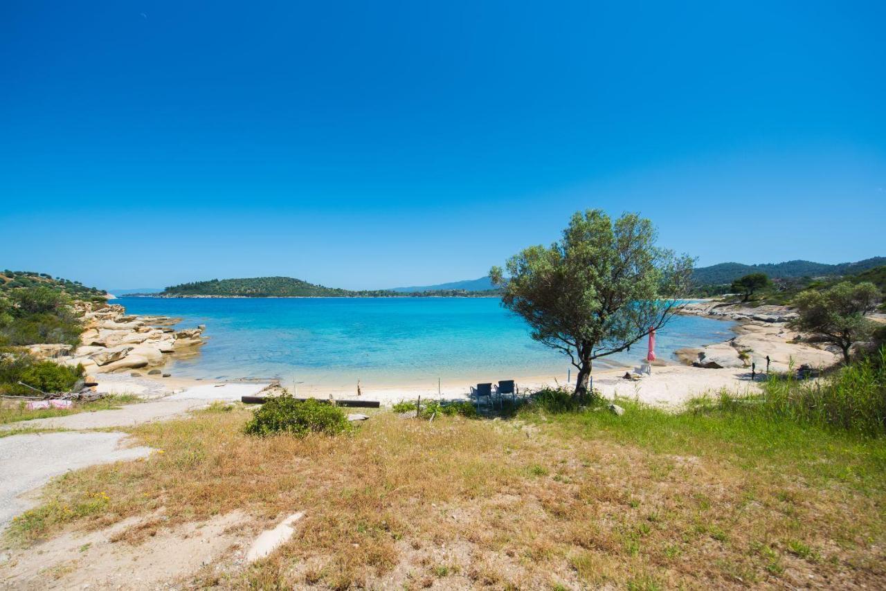 Nereus & Oceanus Beachfront Apartments, Lagonisi Beach #Feelslikehome Órmosz Panajász Kültér fotó