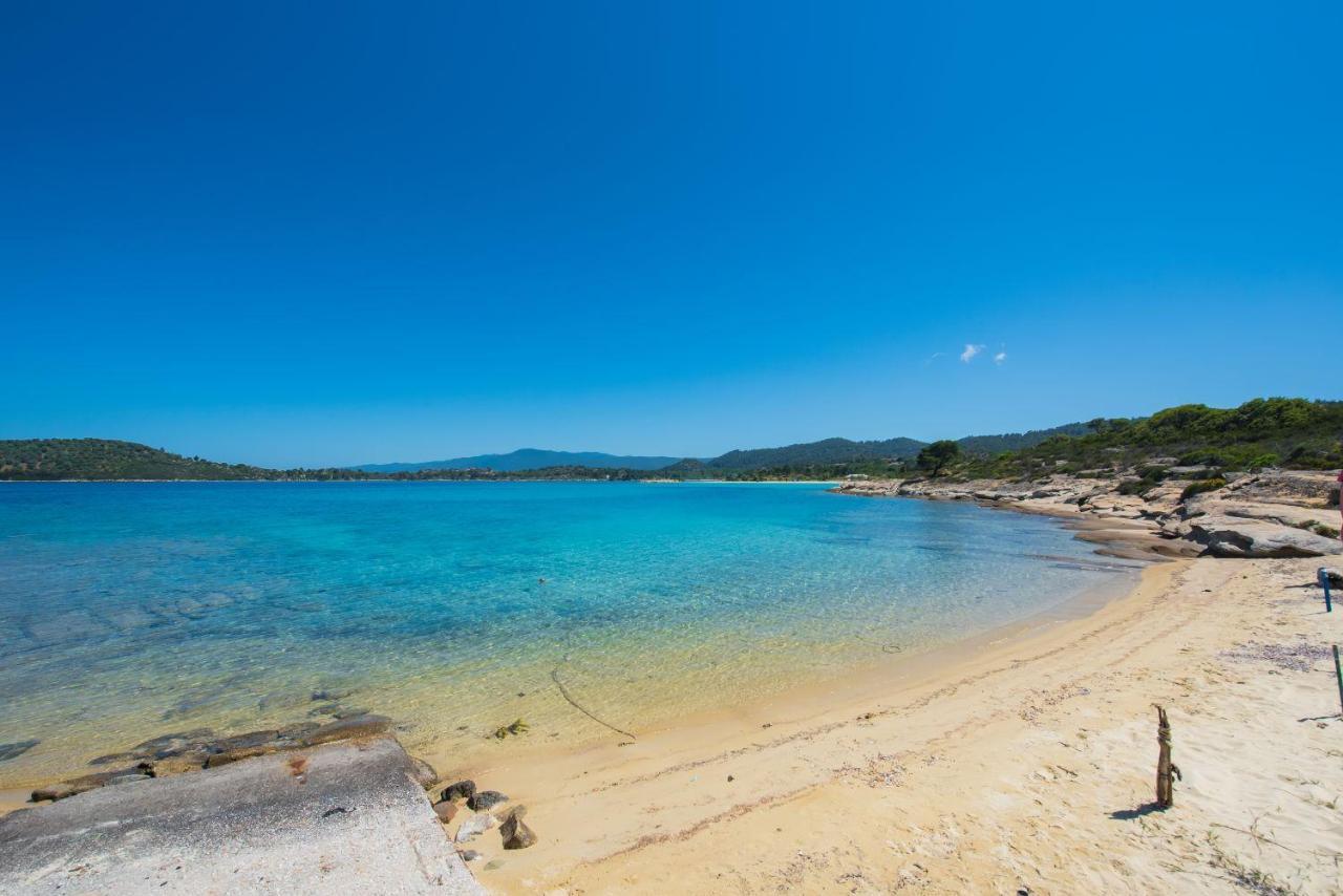 Nereus & Oceanus Beachfront Apartments, Lagonisi Beach #Feelslikehome Órmosz Panajász Kültér fotó