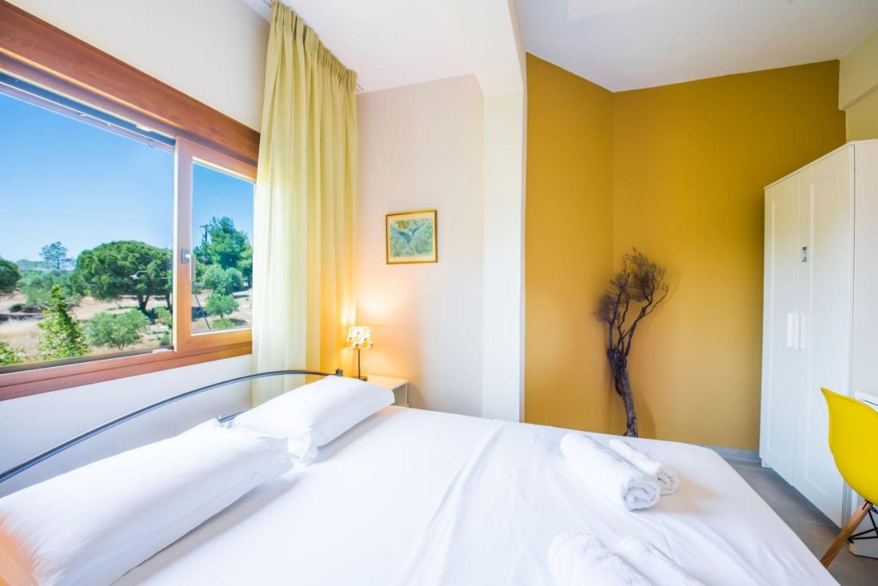 Nereus & Oceanus Beachfront Apartments, Lagonisi Beach #Feelslikehome Órmosz Panajász Kültér fotó